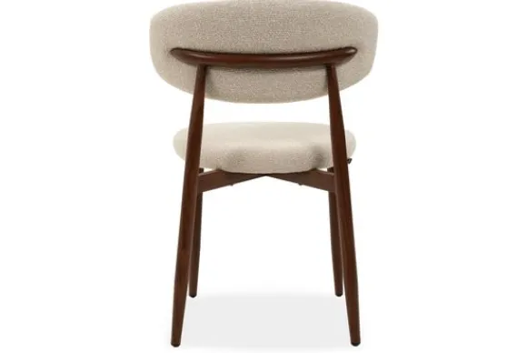 Discount Eetkamerstoel Beige Walnut Kumo Eetkamerstoelen