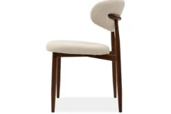 Discount Eetkamerstoel Beige Walnut Kumo Eetkamerstoelen