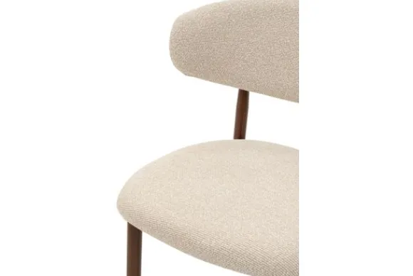 Discount Eetkamerstoel Beige Walnut Kumo Eetkamerstoelen