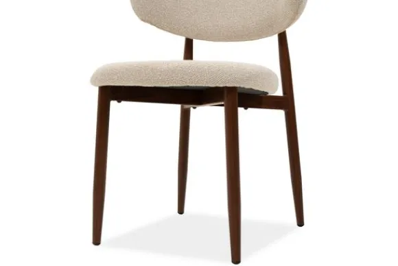 Discount Eetkamerstoel Beige Walnut Kumo Eetkamerstoelen