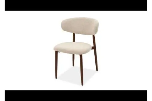 Discount Eetkamerstoel Beige Walnut Kumo Eetkamerstoelen