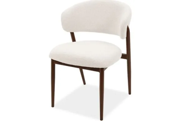 New Eetkamerstoel Beige Walnut Asento Eetkamerstoelen