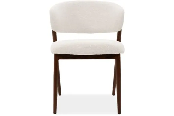 New Eetkamerstoel Beige Walnut Asento Eetkamerstoelen