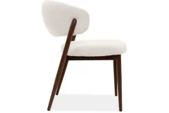 New Eetkamerstoel Beige Walnut Asento Eetkamerstoelen