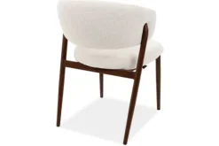 New Eetkamerstoel Beige Walnut Asento Eetkamerstoelen