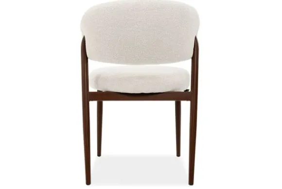 New Eetkamerstoel Beige Walnut Asento Eetkamerstoelen
