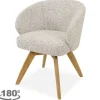 Hot Eetkamerstoel Beige White Brescia Eetkamerstoelen