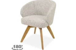 Hot Eetkamerstoel Beige White Brescia Eetkamerstoelen