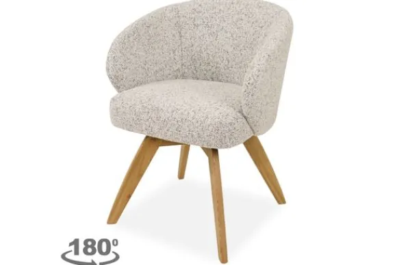 Hot Eetkamerstoel Beige White Brescia Eetkamerstoelen