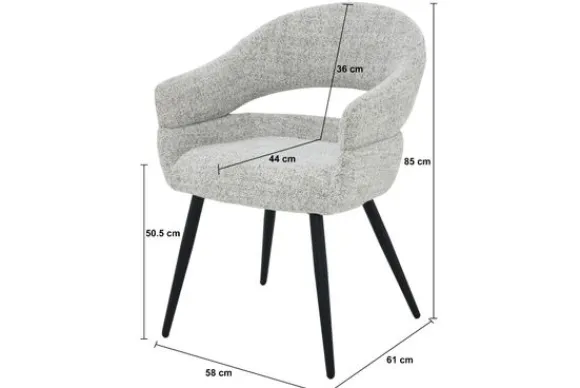 Hot Eetkamerstoel Bisque Oasis Megan Eetkamerstoelen