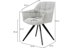 New Eetkamerstoel Bisque Oasis Tommy Eetkamerstoelen