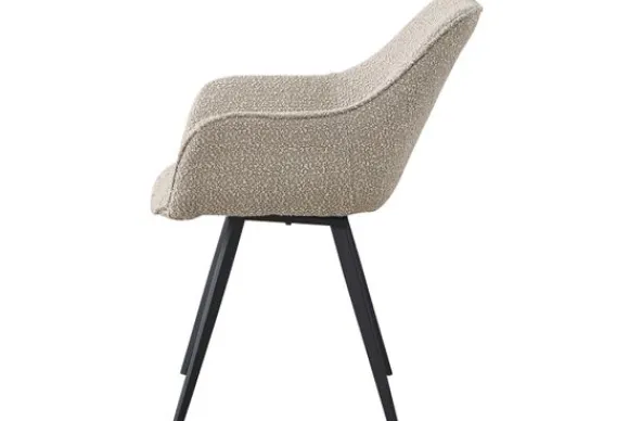 Hot Eetkamerstoel Boucle Beige Luca Eetkamerstoelen