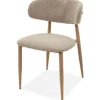 Hot Eetkamerstoel Boucle Beige Natural Kaito Eetkamerstoelen