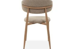 Hot Eetkamerstoel Boucle Beige Natural Kaito Eetkamerstoelen