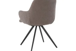 Outlet Eetkamerstoel Boucle Brown Doreen Eetkamerstoelen