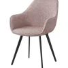 Eetkamerstoel Boucle Vintage Pink Luca Eetkamerstoelen