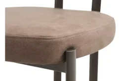 Online Eetkamerstoel Bull Liver - Anodic Brown Ravon Eetkamerstoelen