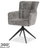 Outlet Eetkamerstoel Charcoal Bardi Eetkamerstoelen