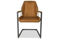 Sale Eetkamerstoel cognac Cara Eetkamerstoelen