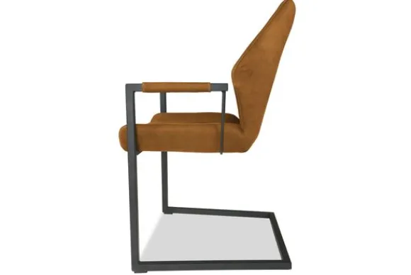 Sale Eetkamerstoel cognac Cara Eetkamerstoelen
