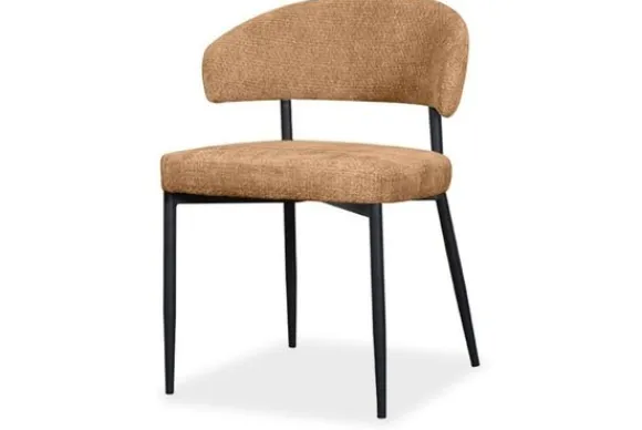 Sale Eetkamerstoel Cognac HU-77.033 Bliss Eetkamerstoelen