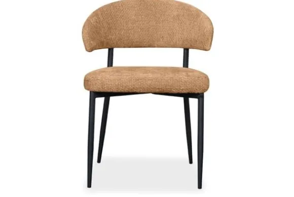 Sale Eetkamerstoel Cognac HU-77.033 Bliss Eetkamerstoelen