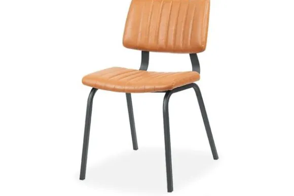 Hot Eetkamerstoel Cognac HU-77.037 Gusto Eetkamerstoelen