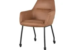 Best Eetkamerstoel Cognac IH-50.200 Lenny Eetkamerstoelen