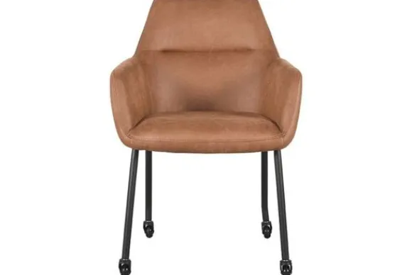 Best Eetkamerstoel Cognac IH-50.200 Lenny Eetkamerstoelen