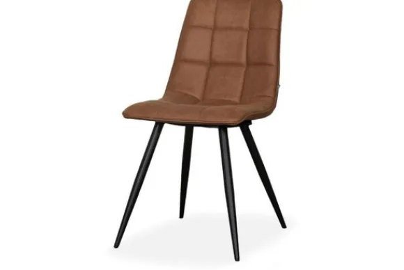 New Eetkamerstoel Cognac LN-87.003 Bistro Eetkamerstoelen