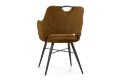 Best Eetkamerstoel cognac Tirza Eetkamerstoelen