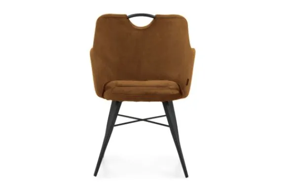 Best Eetkamerstoel cognac Tirza Eetkamerstoelen