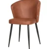 Discount Eetkamerstoel Cognac UK-30.166 Wave Eetkamerstoelen