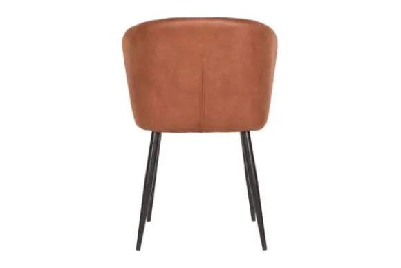 Discount Eetkamerstoel Cognac UK-30.166 Wave Eetkamerstoelen