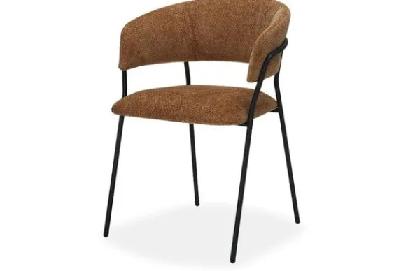Discount Eetkamerstoel Cognac YN-83.008 Luuk Eetkamerstoelen