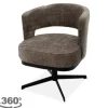 Outlet Eetkamerstoel Cremona Fur Taupe Verto Eetkamerstoelen