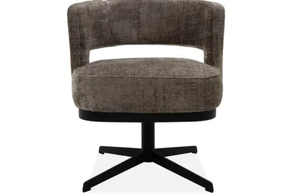 Outlet Eetkamerstoel Cremona Fur Taupe Verto Eetkamerstoelen