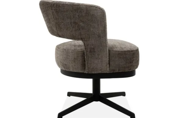 Outlet Eetkamerstoel Cremona Fur Taupe Verto Eetkamerstoelen