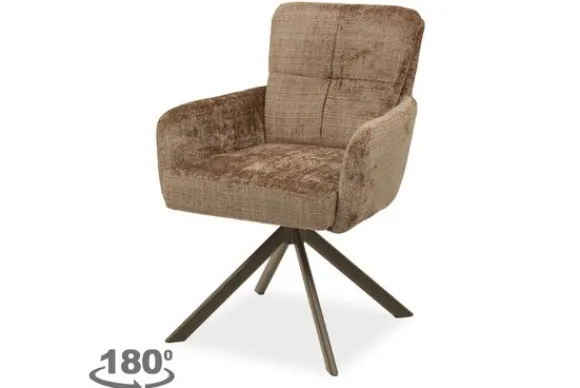 Eetkamerstoel Cremona Taupe Jari Eetkamerstoelen