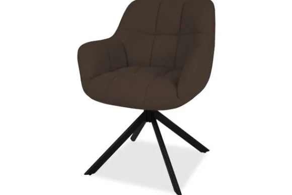 Eetkamerstoel Dark Brown Alba Eetkamerstoelen