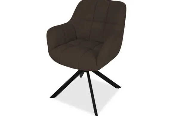 Eetkamerstoel Dark Brown Alba Eetkamerstoelen
