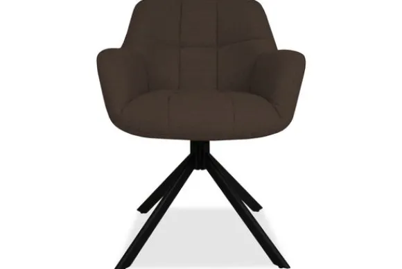 Eetkamerstoel Dark Brown Alba Eetkamerstoelen