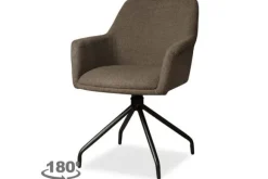 Best Eetkamerstoel Dark Brown Ortana Eetkamerstoelen