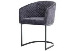 Outlet Eetkamerstoel Dark Grey Pellaro Eetkamerstoelen