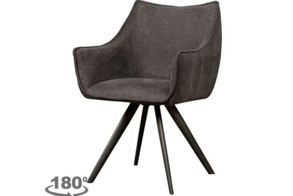 Clearance Eetkamerstoel Dark Grey Riviera Eetkamerstoelen