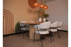 Clearance Eetkamerstoel Ecru IH-50.201 Lowen Eetkamerstoelen