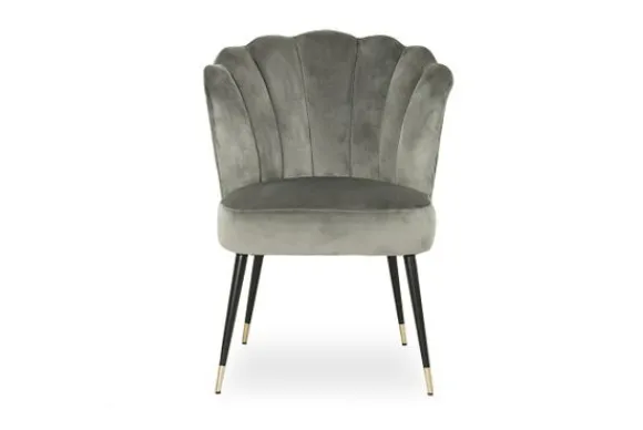 New Eetkamerstoel Fox stone velvet Eetkamerstoelen