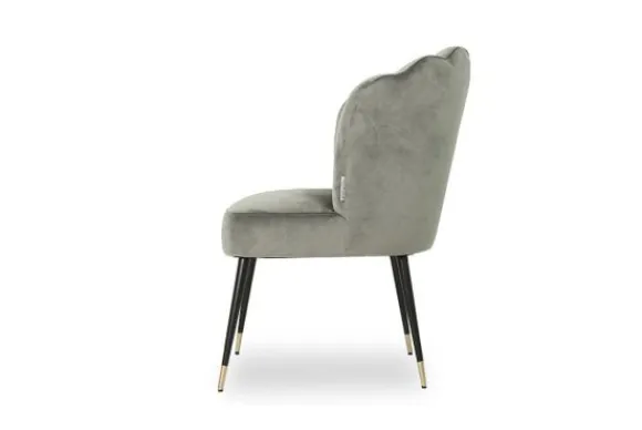 New Eetkamerstoel Fox stone velvet Eetkamerstoelen