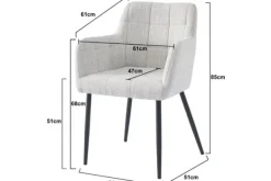 Clearance Eetkamerstoel Greige Bronco Eetkamerstoelen