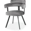 Sale Eetkamerstoel Grijs HU-77.025 Bardio Eetkamerstoelen